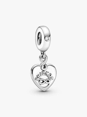 Pandora Friends Forever Heart Dangle Charm